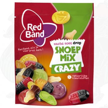 Red Band Zacht Zoet Drop Snoepmix Crazy 295g