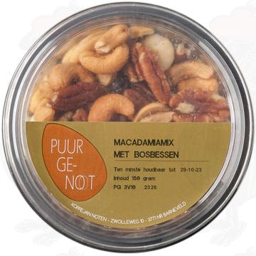 Mix macadamia con mirtilli 150gr