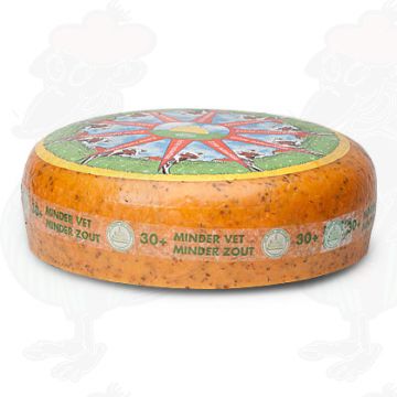 Formaggio alle erbe a basso contenuto di grassi 30+ | Qualità aggiuntiva | Formaggio intero 10 chili