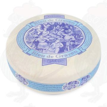 Blue de Graven - Formaggio a muffa blu olandese | Qualità aggiuntiva | Formaggio intero 3,5 chili