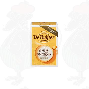 De Ruijter Anijsstaafjes 12 x 6,3 grammi