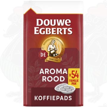Douwe Egberts Aroma Rood Cialde di Caffè Formato Famiglia 54 pezzi 375 g