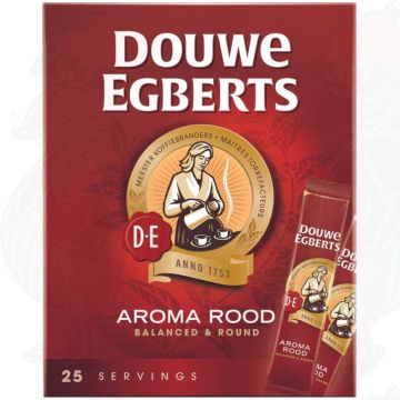 Douwe Egberts Aroma Rood Sticks Caffè Solubile 25 pezzi
