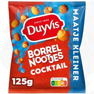Duyvis Borrelnootjes Cocktail Arachidi 125 gr