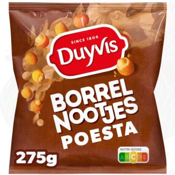 Duyvis Borrelnootjes Poesta Arachidi 275 gr