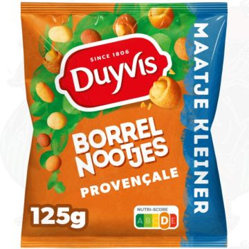 Duyvis Borrelnootjes Provencale Arachidi 125 gr