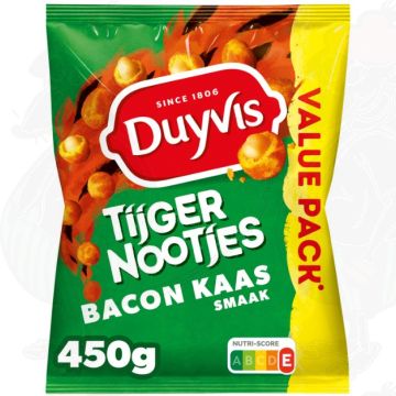 Duyvis Tijgernootjes Bacon Formaggio Arachidi 450 gr