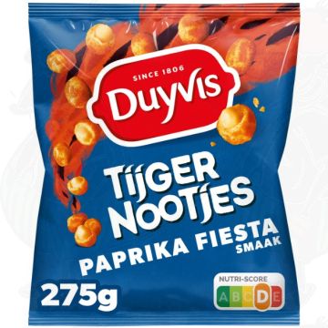 Duyvis Tijgernootjes Fiesta Paprika Arachidi 275 gr