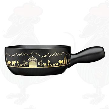 Fonduepot Caquelon Montana black / gold