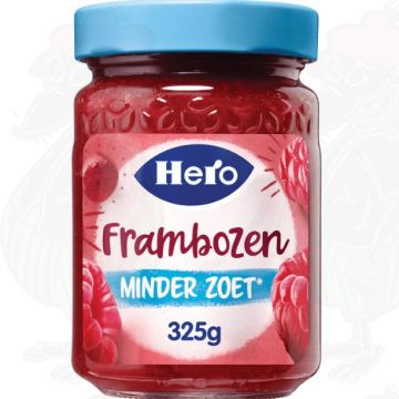 Hero Jam Minder Zoet Frambozen 325g