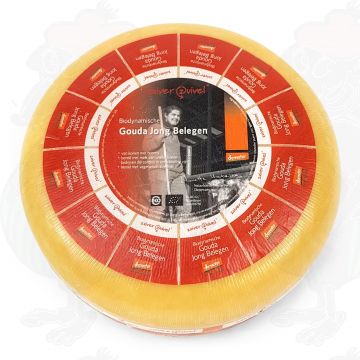 Formaggio Biodinamico Gouda Giovane Stagionato - Demeter | Formaggio intero 5 chili