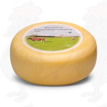 Formaggio Biologico Giovane Stagionato Kinderdijk | Qualità aggiuntiva | Formaggio intero 5,4 chili