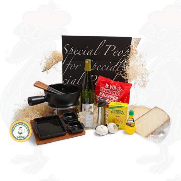 Varied fondue pan Nero gift package - Black
