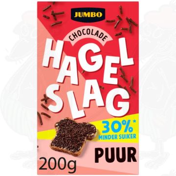 Chocolade Hagelslag Puur - 30% minder suiker 200 g