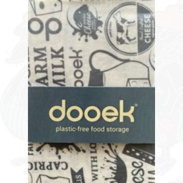 Beeswax Wrap Grey - Cheese Wrap - Dooek | 30x40 cm