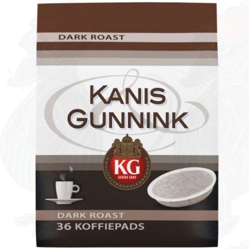 Kanis & Gunnink Dark Roast Cialde di Caffè 36 pezzi