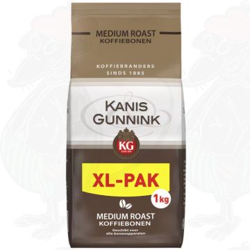 Kanis & Gunnink Medium Roast Chicchi di Caffè Formato XL 1000 g