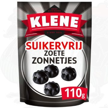Klene Drop Zoete Zonnetjes Suikervrij 110g