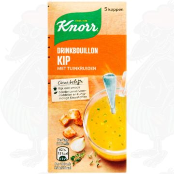 Knorr Drinkbouillon Kip met Tuinkruiden 5 x 6,1 g