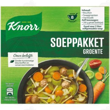 Knorr Pacco Zuppa Verdure 95 g