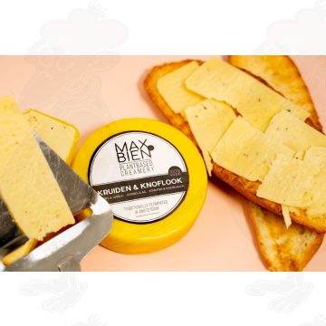 Formaggio all'aglio alle erbe vegane | Max Bien | 150 grammi