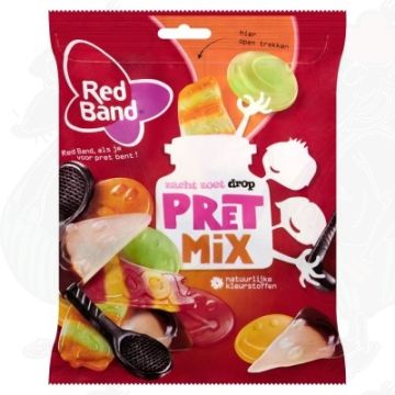 Red Band Zacht Zoet Drop Pret Mix 350g Red Band Zacht Zoet Drop Pret Mix 350g