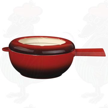 Fondue Pot Saas-Fee | Red