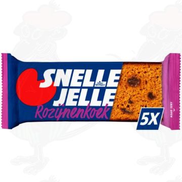Snelle Jelle (Te) Krachtige Rozijnenkoek 5 Stuks 325 g
