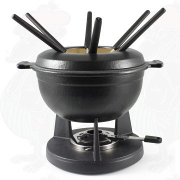 Set da Fonduta in Ghisa 3-in-1 Swissmar Lucerne (Nero)