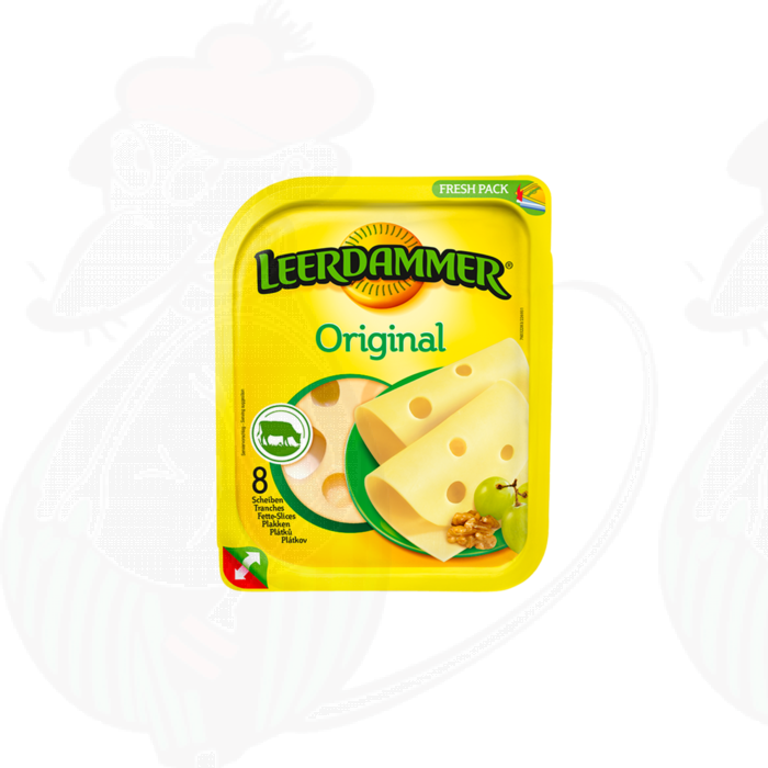 Formaggio a fette Formaggio Leerdammer Original 45+, 160 grammi a fette, Acquista Online