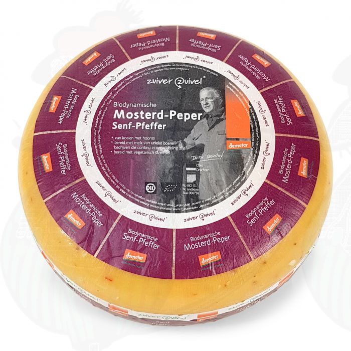 Senape al pepe Gouda Formaggio biodinamico - Demeter | Formaggio intero 5 chili main product photo
