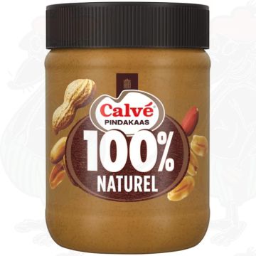 Calvé Pindakaas 100% Fijngemalen Pinda's 350 g