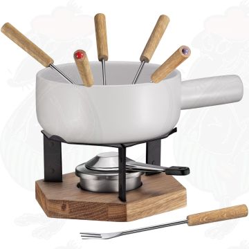 Set per Fonduta di Formaggio Spring Winterthur Bianco 20 cm