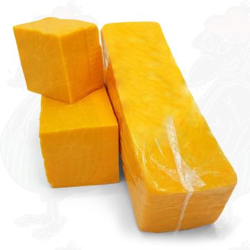 Formaggio Cheddar rosso - Delicato |  Blocco 2,5 chilo
