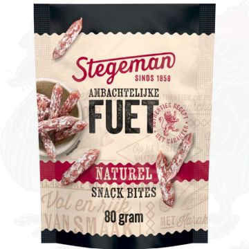 Stegeman Salsicce Fuet Naturel Snack Bites 80 g
