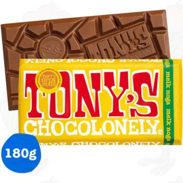 Tony's Chocolonely Latte Chocolade Reep Noga 180 g